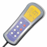 Massage Chair Black Faux Leather - Rear View