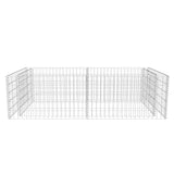 Gabion Planter Galvanised Steel 180x90x50 cm