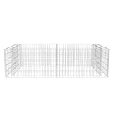 Gabion Planter Galvanised Steel 180x90x50 cm - 45-Degree Angle