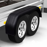 Tandem Mudguards For Trailer Wheels 2 Pcs 240 X 1650 Mm