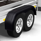 Tandem Mudguards for Trailer Wheels 2 pcs 240 x 1650 mm - 45-Degree Angle