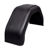 2x Mudguard for Trailer Wheels 200 x 680 mm - Front View