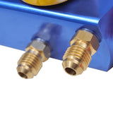 4-way Manifold Gauge Set in Tool Kit - Rear View