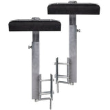 Boat Trailer Solid Bar Bow Support Set of 2 63 - 88 cm - Top-Down View