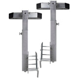 Boat Trailer Solid Bar Bow Support Set of 2 63 - 88 cm - 45-Degree Angle