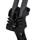 Adult Compound Bow with Accessories and Fiberglass Arrows - Close-Up Angle