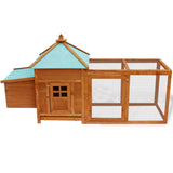 Outdoor Chicken Coop - Front View