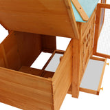 Outdoor Chicken Coop - Top-Down View