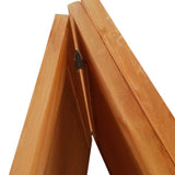 Outdoor Foldable Wooden Animal Cage - Top-Down View