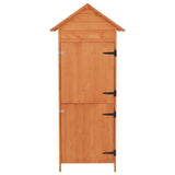 Garden Storage Cabinet Brown 42.5x64x190 cm