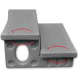 Spa Steps Grey - Side View