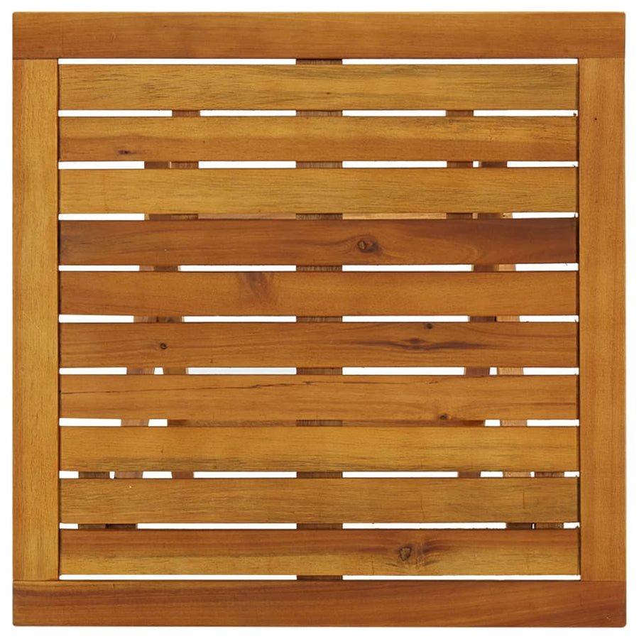 Bistro Table 46x46x47 cm Solid Acacia Wood