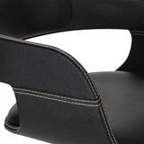 Dining Chair with Bentwood and Faux Leather
