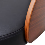 Bar Stools 2 pcs Bent Wood - Close-Up Angle