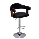 Bar Stools 2 pcs Bent Wood - 45-Degree Angle