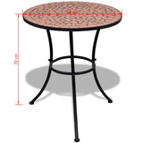 3 Piece Bistro Set Ceramic Tile Terracotta - Extra Image
