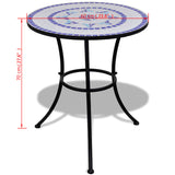 3 Piece Bistro Set Ceramic Tile Blue and White - Extra Image