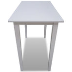 Wooden Bar Table White