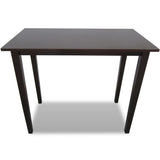 Wooden Bar Table Brown - Front View
