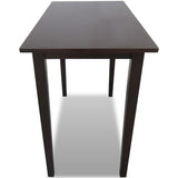 Wooden Bar Table Brown - Side View