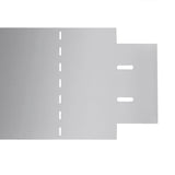 Set of 15 Flexible Lawn Fence Galvanised Steel 100 x 14 cm - 45-Degree Angle