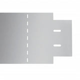 Set of 20 Flexible Lawn Fence Galvanised Steel 100 x 14 cm - 45-Degree Angle