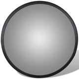 Convex Traffic Mirror Acrylic Black 30 cm Indoor - Front View