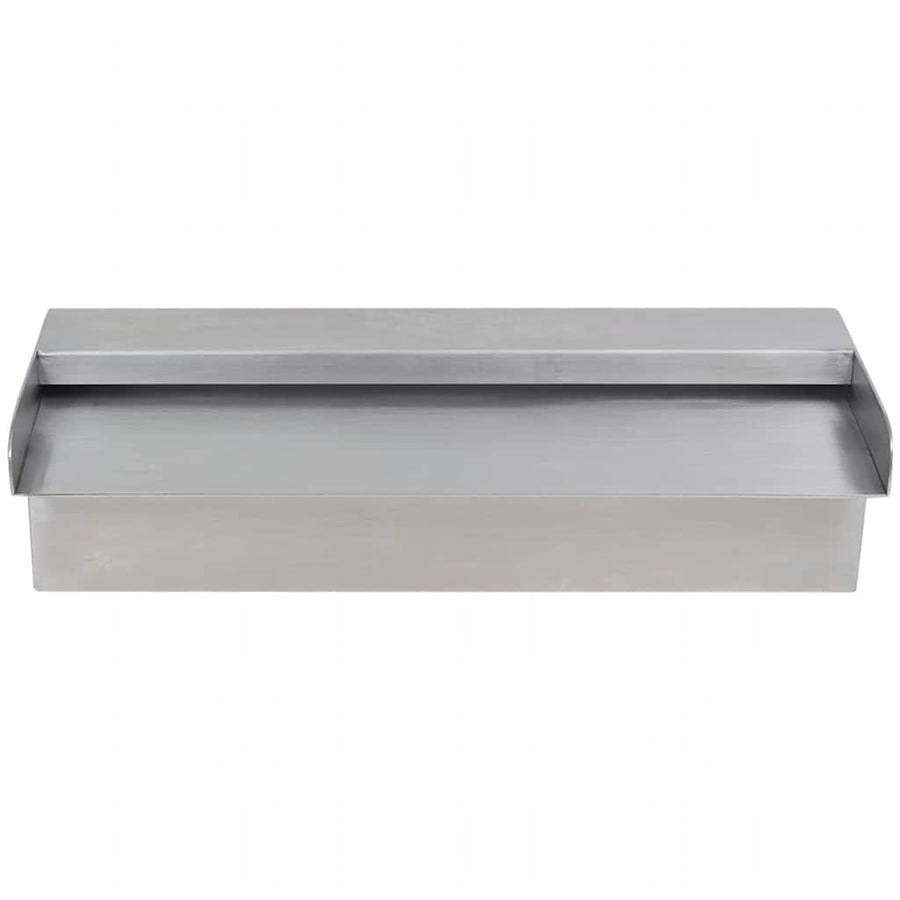 Rectangular Waterfall Pool Fountain Stainless Steel 30 cm