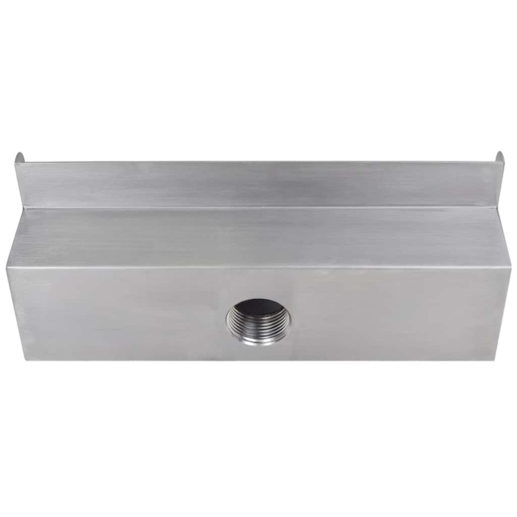 Rectangular Waterfall Pool Fountain Stainless Steel 30 cm