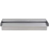 Rectangular Waterfall Pool Fountain Stainless Steel 45 cm - Front View