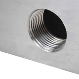 Rectangular Waterfall Pool Fountain Stainless Steel 45 cm