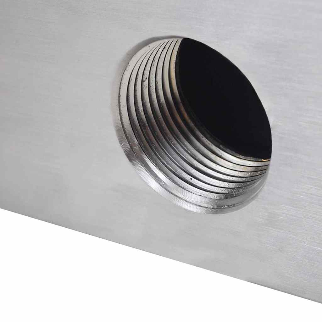 Rectangular Waterfall Pool Fountain Stainless Steel 60 cm