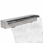 Rectangular Waterfall Pool Fountain Stainless Steel 60 cm