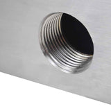 Rectangular Waterfall Pool Fountain Stainless Steel 90 cm - Top-Down View