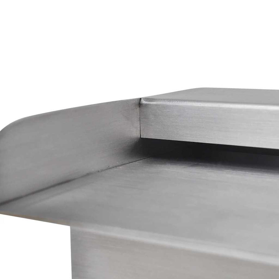 Rectangular Waterfall Pool Fountain Stainless Steel 90 cm