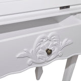 Wooden French Secretary Desk - Close-Up Angle