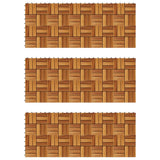 Decking Tiles 30 x 30 cm Acacia Set of 30