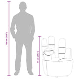 Chair Hand-shaped Grey Velvet - Extra Image