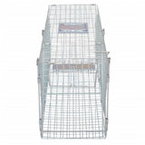 Galvanised Live Trap 100 cm - Side View