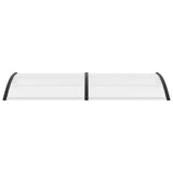 Door Canopy 240 x 100 cm PC - Top-Down View