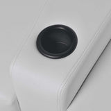 Recliner 3-seat Artificial Leather White