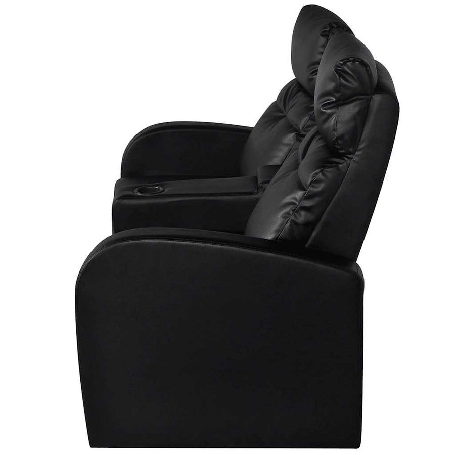 Recliner 2-seat Artificial Leather Black