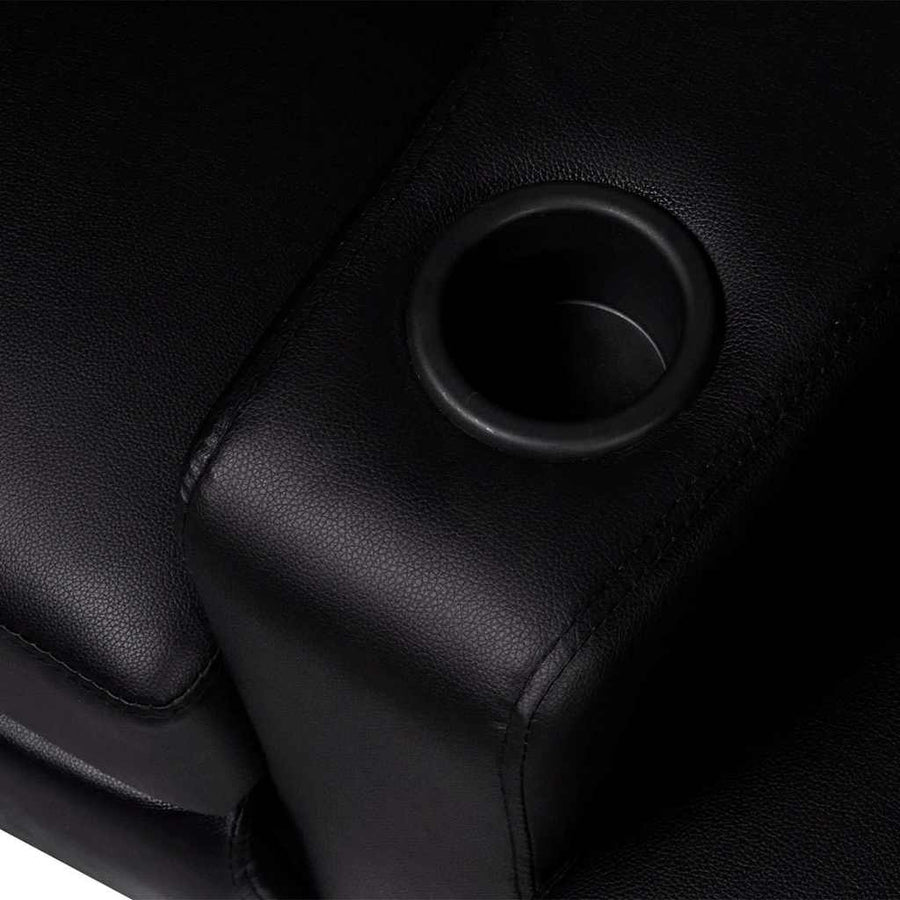Recliner 2-seat Artificial Leather Black