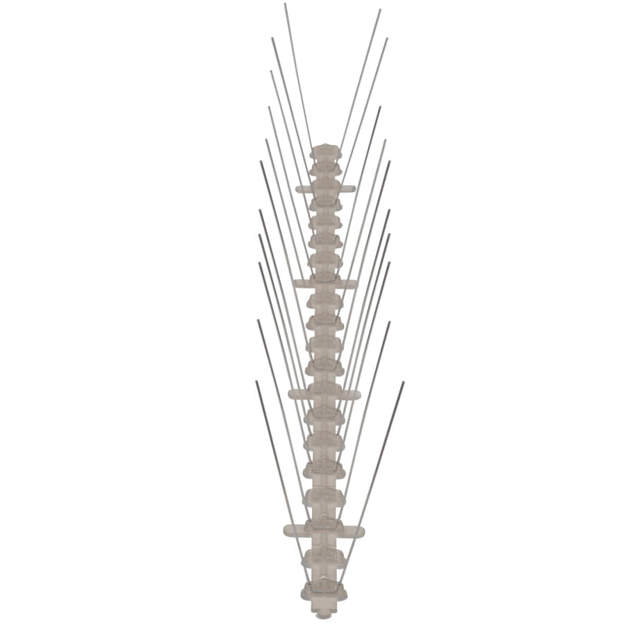 2-row Plastic Bird & Pigeon Spikes Set of 6 3 m
