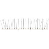 4-row Plastic Bird & Pigeon Spikes Set of 6 3 m