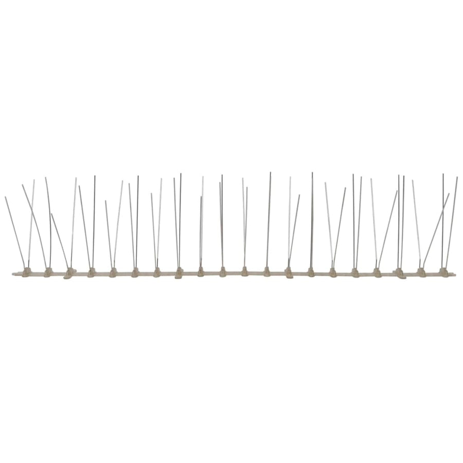 4-row Plastic Bird & Pigeon Spikes Set of 6 3 m