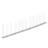 2-row Stainless Steel Bird & Pigeon Spikes Set of 6 3 m