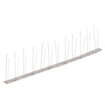 2-row Stainless Steel Bird & Pigeon Spikes Set of 6 3 m