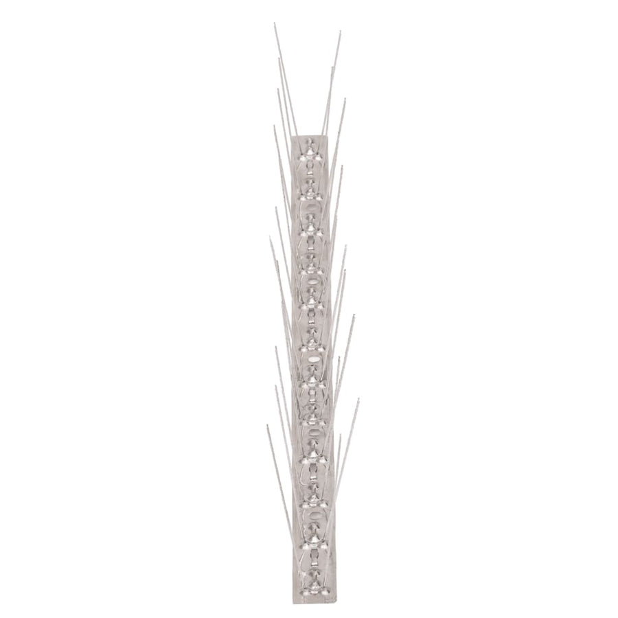 2-row Stainless Steel Bird & Pigeon Spikes Set of 6 3 m