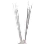 2-row Stainless Steel Bird & Pigeon Spikes Set of 6 3 m